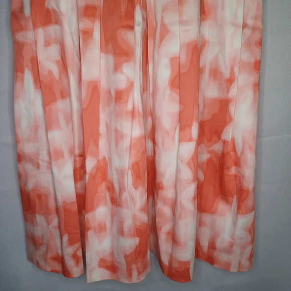Calvin Klein pleated summer sleeveless tie dye dress - Picture 3 of 11